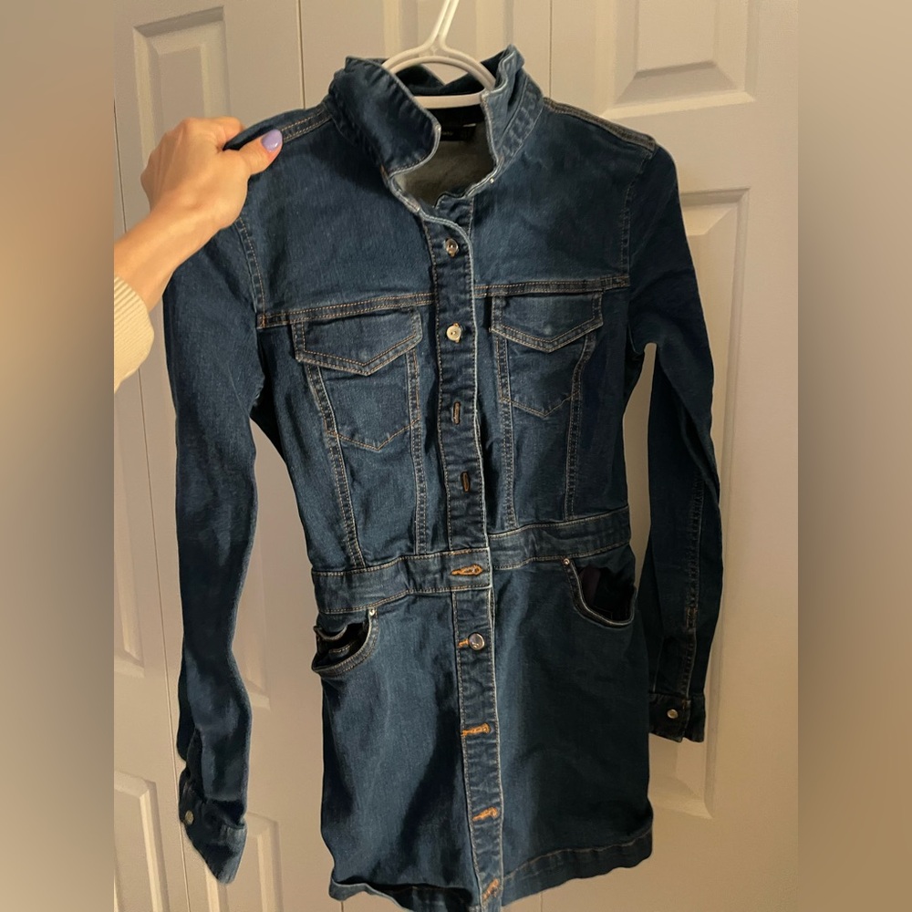 Xs Zara denim mini dress